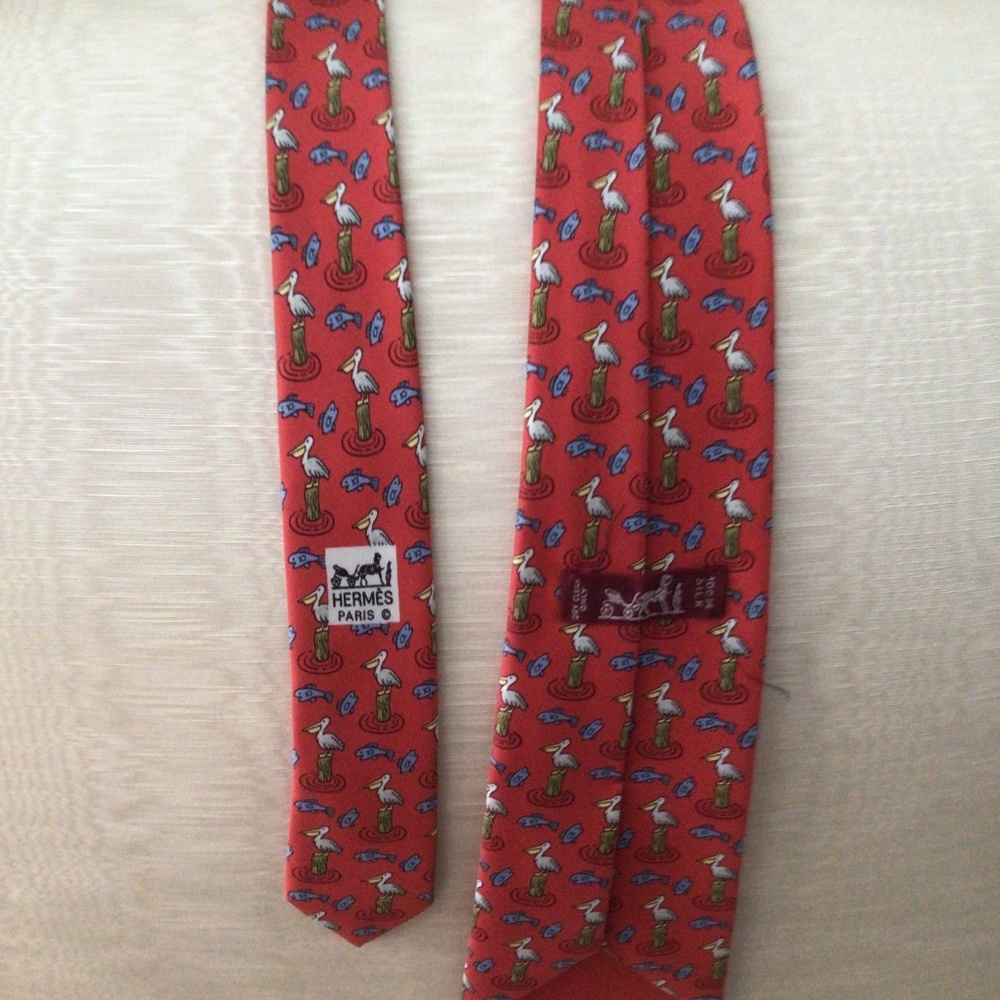 HERMES Pelican tie